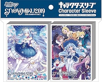 Amazon | キャラクタースリーブ SNOW MIKU 2019 雪ミク2019 (B